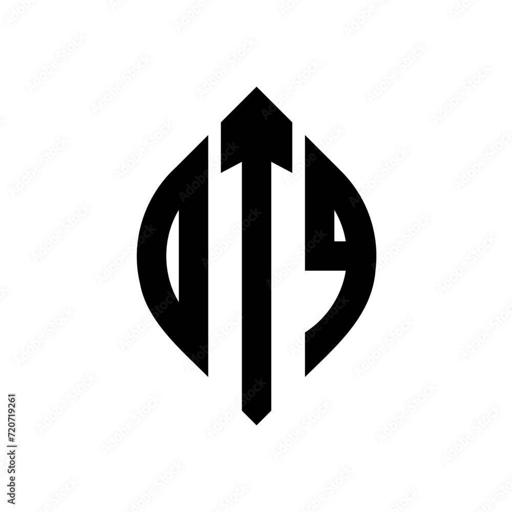 DTQ circle letter logo design with circle and ellipse shape. DTQ ellipse letters with typographic style. The three initials form a circle logo. DTQ circle emblem abstract monogram letter mark vector. DTQ circle letter logo design with circle and ellipse shape. DTQ ellipse letters with typographic style. The three initials form a circle logo. DTQ circle emblem abstract monogram letter mark vector.