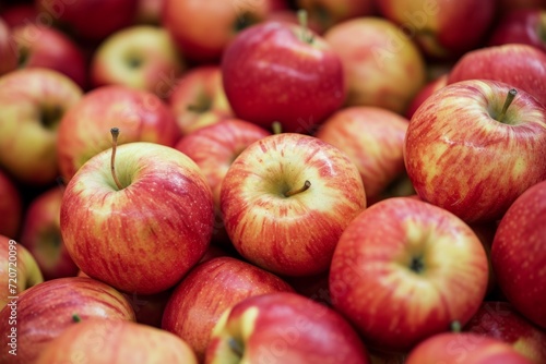 Apples on supermarket apple shelves display retail store organic local farmers food fruits healthy eating fresh supply shopping market tasty natural gmo genetically modified vegetarian juicy fruit