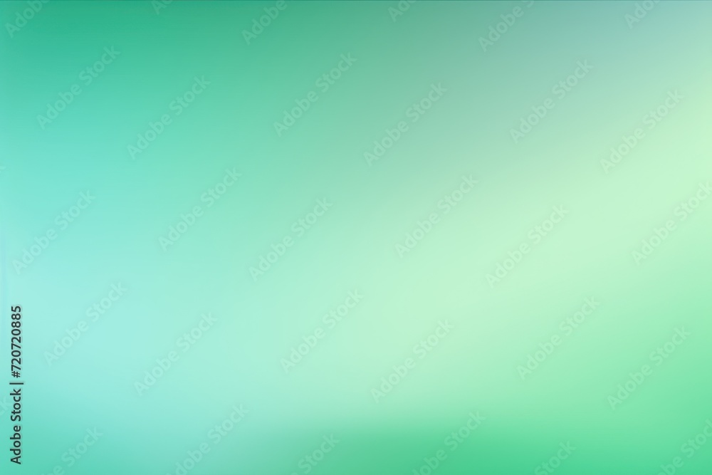 Green pastel iridescent simple gradient background - obrazy, fototapety, plakaty 