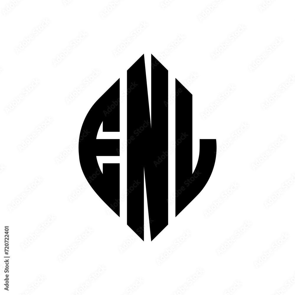 ENL circle letter logo design with circle and ellipse shape. ENL ellipse letters with typographic style. The three initials form a circle logo. ENL Circle Emblem Abstract Monogram Letter Mark Vector. ENL circle letter logo design with circle and ellipse shape. ENL ellipse letters with typographic style. The three initials form a circle logo. ENL Circle Emblem Abstract Monogram Letter Mark Vector.
