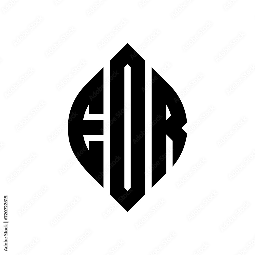 EOR circle letter logo design with circle and ellipse shape. EOR ellipse letters with typographic style. The three initials form a circle logo. EOR Circle Emblem Abstract Monogram Letter Mark Vector. EOR circle letter logo design with circle and ellipse shape. EOR ellipse letters with typographic style. The three initials form a circle logo. EOR Circle Emblem Abstract Monogram Letter Mark Vector.