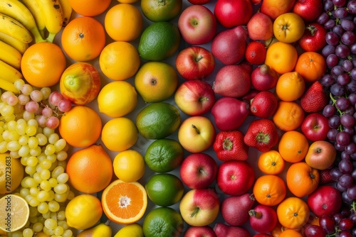 fresh fruit in a rainbow  diet  vitamin resource