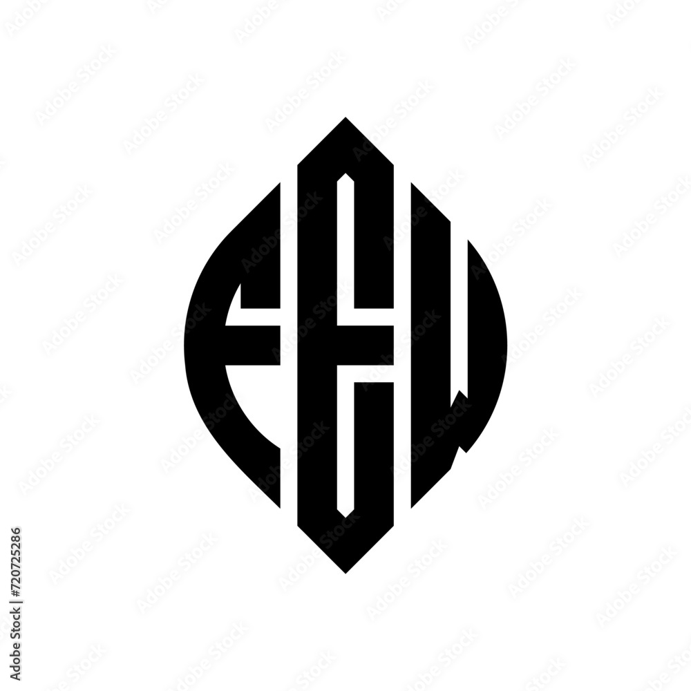 FEW circle letter logo design with circle and ellipse shape. FEW ellipse letters with typographic style. The three initials form a circle logo. FEW Circle Emblem Abstract Monogram Letter Mark Vector. FEW circle letter logo design with circle and ellipse shape. FEW ellipse letters with typographic style. The three initials form a circle logo. FEW Circle Emblem Abstract Monogram Letter Mark Vector.