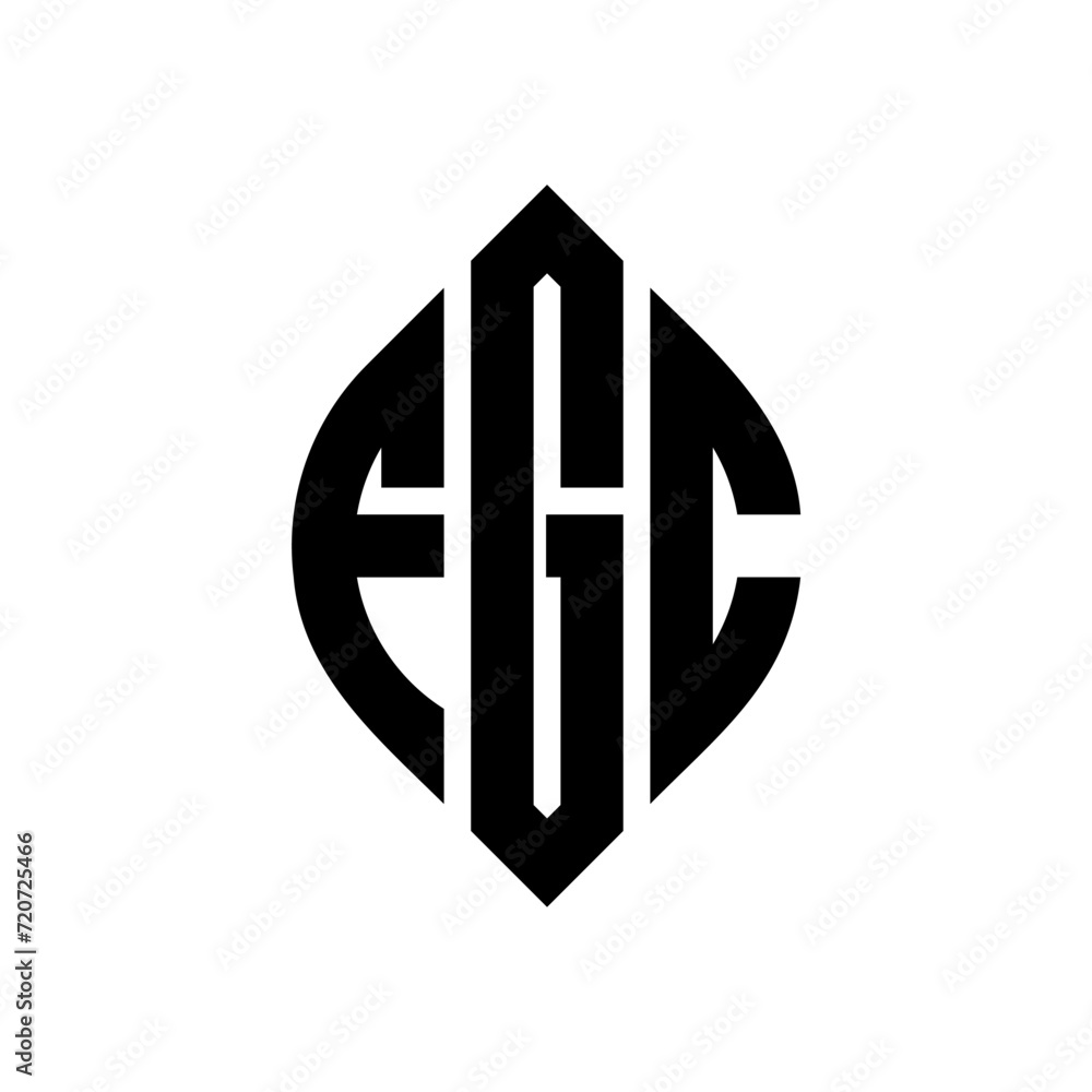 FGC circle letter logo design with circle and ellipse shape. FGC ellipse letters with typographic style. The three initials form a circle logo. FGC Circle Emblem Abstract Monogram Letter Mark Vector. FGC circle letter logo design with circle and ellipse shape. FGC ellipse letters with typographic style. The three initials form a circle logo. FGC Circle Emblem Abstract Monogram Letter Mark Vector.