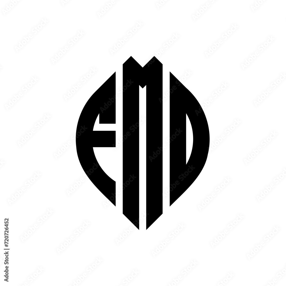 FMO circle letter logo design with circle and ellipse shape. FMO ellipse letters with typographic style. The three initials form a circle logo. FMO Circle Emblem Abstract Monogram Letter Mark Vector. FMO circle letter logo design with circle and ellipse shape. FMO ellipse letters with typographic style. The three initials form a circle logo. FMO Circle Emblem Abstract Monogram Letter Mark Vector.