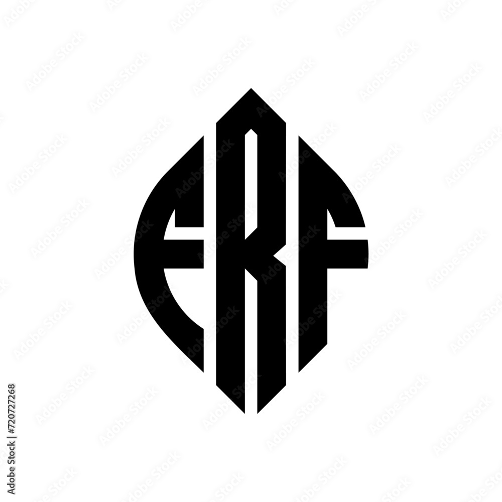FRF circle letter logo design with circle and ellipse shape. FRF ellipse letters with typographic style. The three initials form a circle logo. FRF Circle Emblem Abstract Monogram Letter Mark Vector. FRF circle letter logo design with circle and ellipse shape. FRF ellipse letters with typographic style. The three initials form a circle logo. FRF Circle Emblem Abstract Monogram Letter Mark Vector.