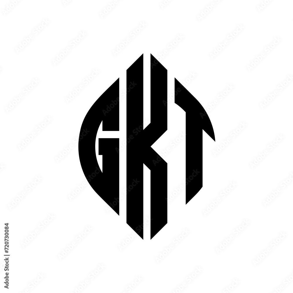 GKT circle letter logo design with circle and ellipse shape. GKT ellipse letters with typographic style. The three initials form a circle logo. GKT Circle Emblem Abstract Monogram Letter Mark Vector. GKT circle letter logo design with circle and ellipse shape. GKT ellipse letters with typographic style. The three initials form a circle logo. GKT Circle Emblem Abstract Monogram Letter Mark Vector.