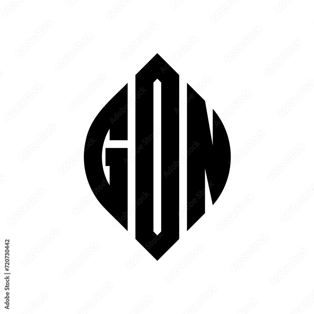 GON circle letter logo design with circle and ellipse shape. GON ellipse letters with typographic style. The three initials form a circle logo. GON Circle Emblem Abstract Monogram Letter Mark Vector. GON circle letter logo design with circle and ellipse shape. GON ellipse letters with typographic style. The three initials form a circle logo. GON Circle Emblem Abstract Monogram Letter Mark Vector.