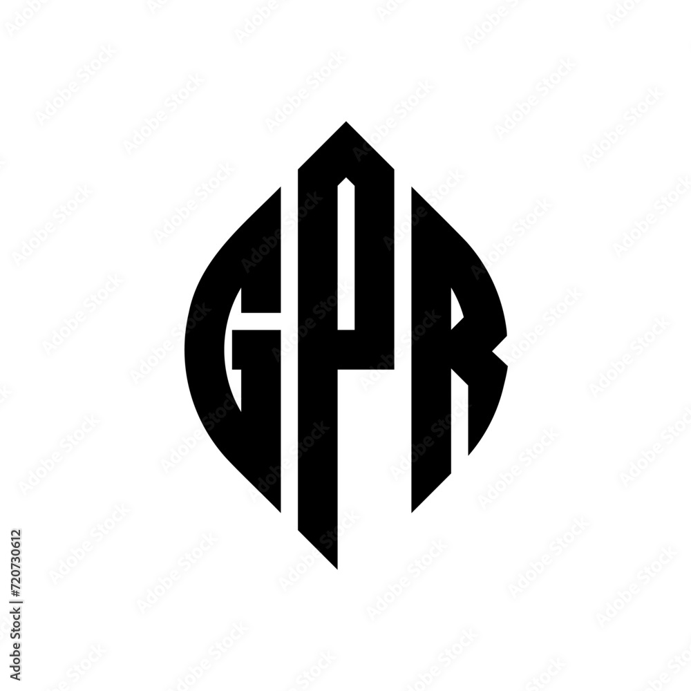 GPR circle letter logo design with circle and ellipse shape. GPR ellipse letters with typographic style. The three initials form a circle logo. GPR Circle Emblem Abstract Monogram Letter Mark Vector. GPR circle letter logo design with circle and ellipse shape. GPR ellipse letters with typographic style. The three initials form a circle logo. GPR Circle Emblem Abstract Monogram Letter Mark Vector.