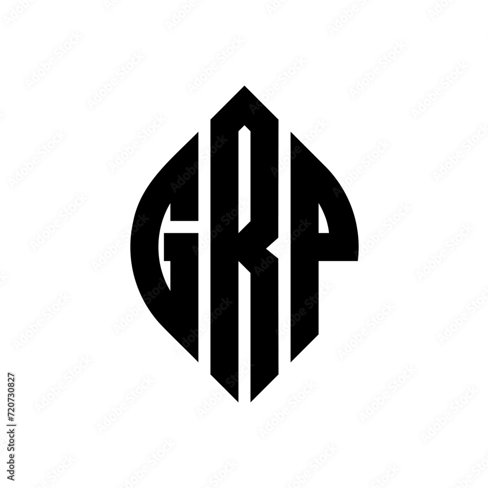 GRP circle letter logo design with circle and ellipse shape. GRP ellipse letters with typographic style. The three initials form a circle logo. GRP Circle Emblem Abstract Monogram Letter Mark Vector. GRP circle letter logo design with circle and ellipse shape. GRP ellipse letters with typographic style. The three initials form a circle logo. GRP Circle Emblem Abstract Monogram Letter Mark Vector.