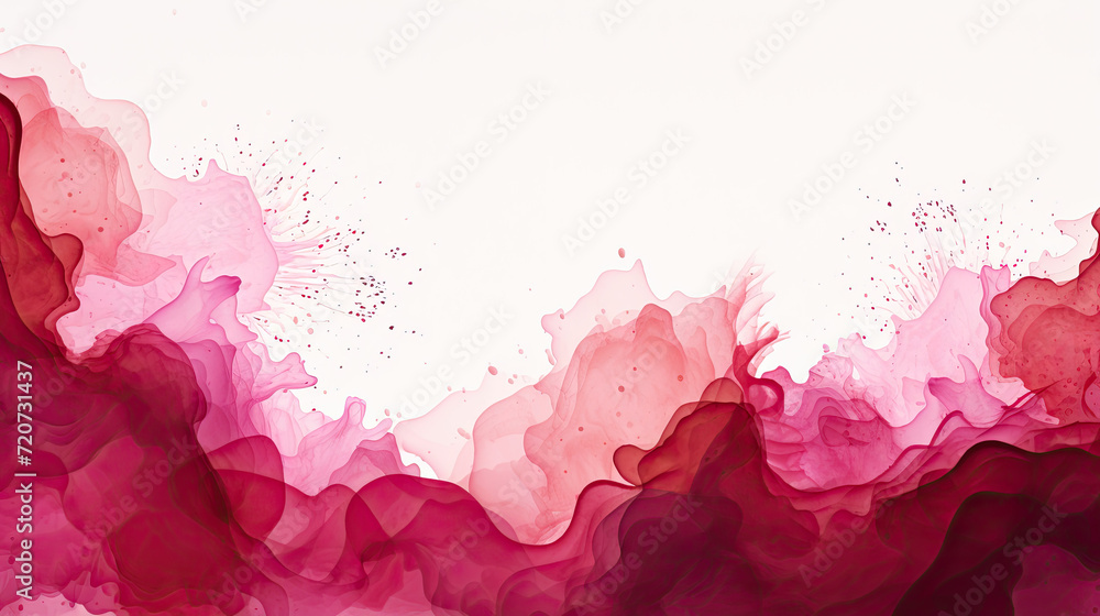 Obraz premium red watercolor background