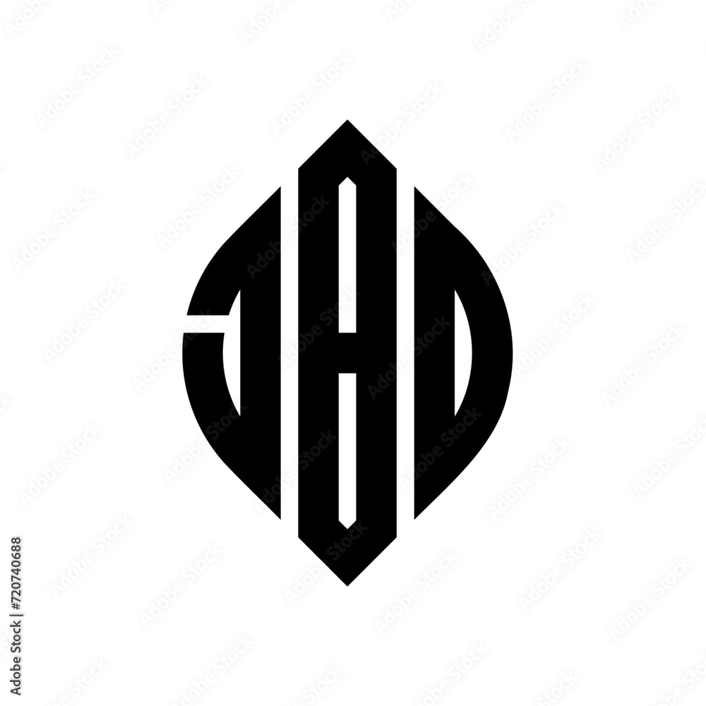 JBO circle letter logo design with circle and ellipse shape. JBO ellipse letters with typographic style. The three initials form a circle logo. JBO circle emblem abstract monogram letter mark vector. JBO circle letter logo design with circle and ellipse shape. JBO ellipse letters with typographic style. The three initials form a circle logo. JBO circle emblem abstract monogram letter mark vector.