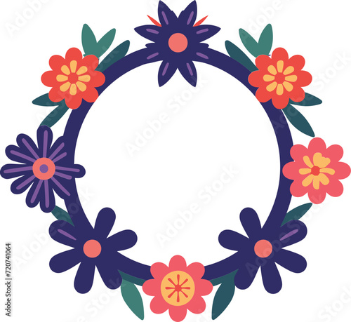 Floral Hoops Odyssey Vectorized DelightsSeasonal Wreath Marvels Ornate Vectors