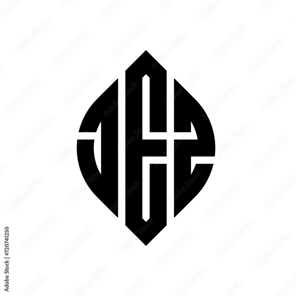JEZ circle letter logo design with circle and ellipse shape. JEZ ellipse letters with typographic style. The three initials form a circle logo. JEZ circle emblem abstract monogram letter mark vector. JEZ circle letter logo design with circle and ellipse shape. JEZ ellipse letters with typographic style. The three initials form a circle logo. JEZ circle emblem abstract monogram letter mark vector.