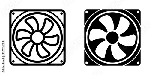 Fan Icon. for mobile concept and web design. vector illustration