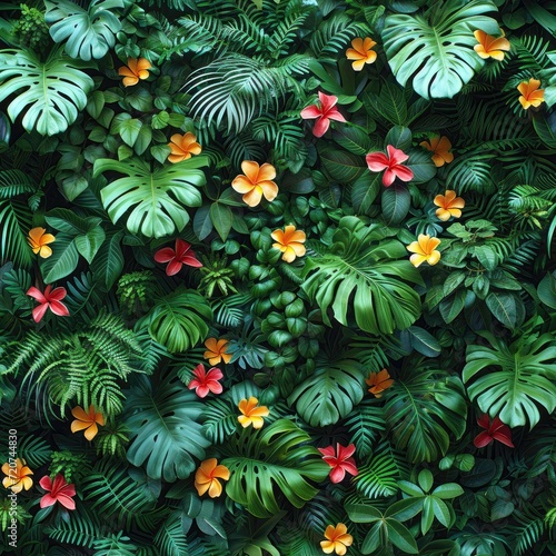 Green Wall Seamless for background