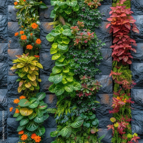Green Wall Seamless for background