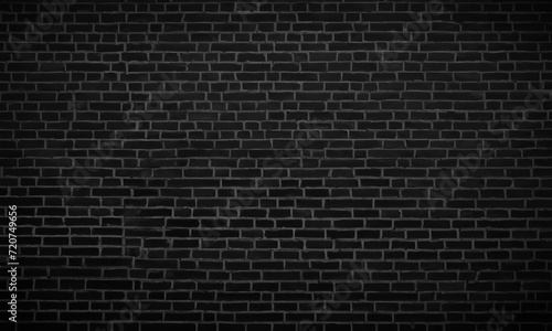 Dunkle Eleganz  Hintergrund mit schwarzen Backsteinen f  r visuelle Tiefe