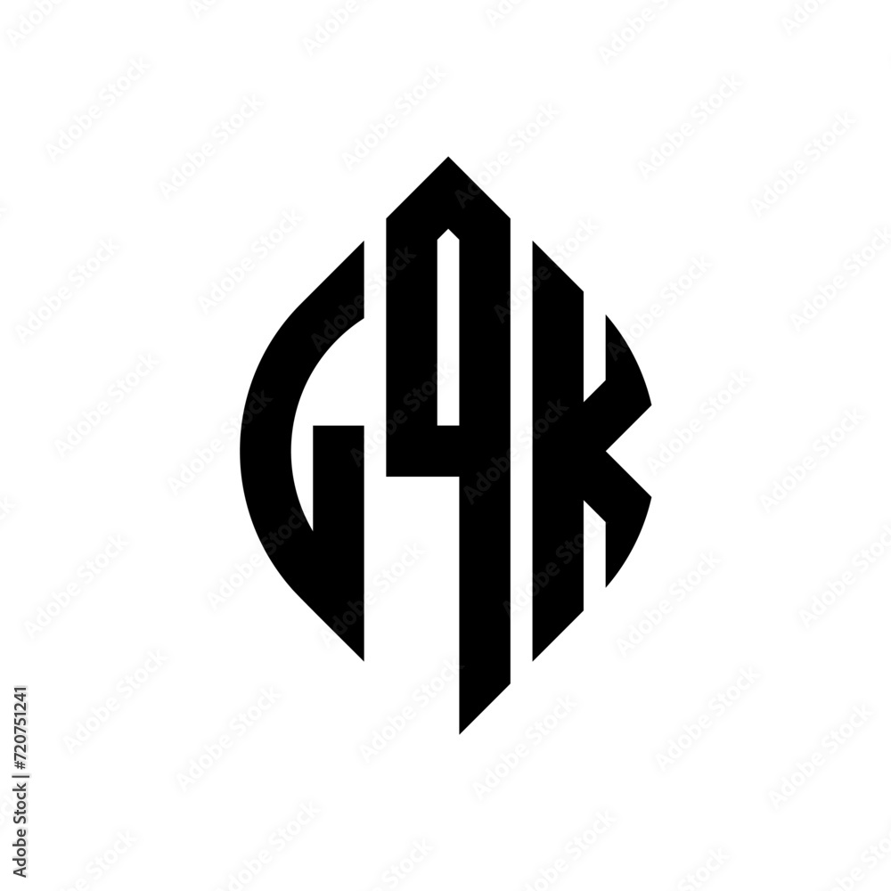 LQK circle letter logo design with circle and ellipse shape. LQK ellipse letters with typographic style. The three initials form a circle logo. LQK circle emblem abstract monogram letter mark vector. LQK circle letter logo design with circle and ellipse shape. LQK ellipse letters with typographic style. The three initials form a circle logo. LQK circle emblem abstract monogram letter mark vector.