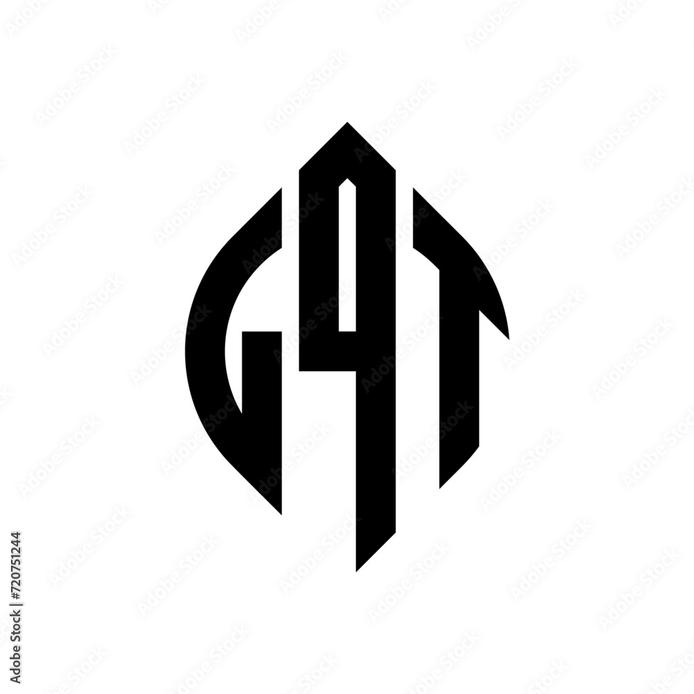 LQT circle letter logo design with circle and ellipse shape. LQT ellipse letters with typographic style. The three initials form a circle logo. LQT circle emblem abstract monogram letter mark vector. LQT circle letter logo design with circle and ellipse shape. LQT ellipse letters with typographic style. The three initials form a circle logo. LQT circle emblem abstract monogram letter mark vector.