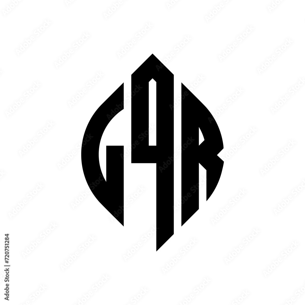 LQR circle letter logo design with circle and ellipse shape. LQR ellipse letters with typographic style. The three initials form a circle logo. LQR circle emblem abstract monogram letter mark vector. LQR circle letter logo design with circle and ellipse shape. LQR ellipse letters with typographic style. The three initials form a circle logo. LQR circle emblem abstract monogram letter mark vector.