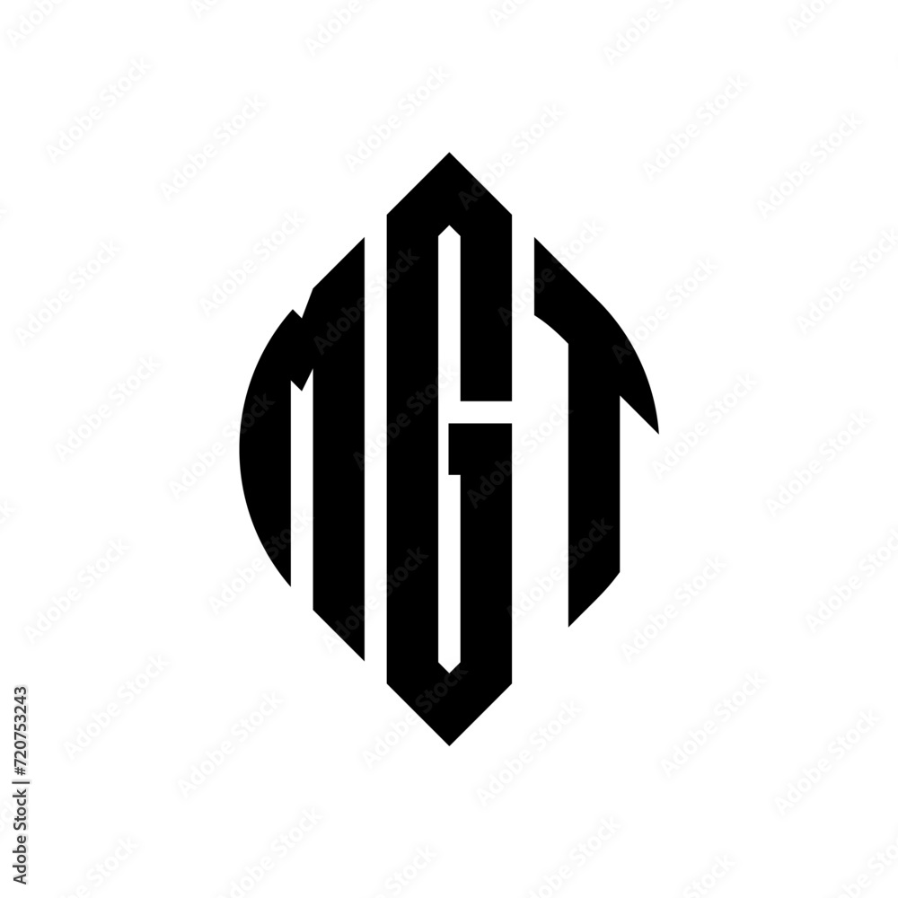 MGT circle letter logo design with circle and ellipse shape. MGT ellipse letters with typographic style. The three initials form a circle logo. MGT circle emblem abstract monogram letter mark vector. MGT circle letter logo design with circle and ellipse shape. MGT ellipse letters with typographic style. The three initials form a circle logo. MGT circle emblem abstract monogram letter mark vector.