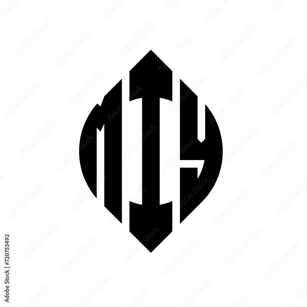 MIY circle letter logo design with circle and ellipse shape. MIY ellipse letters with typographic style. The three initials form a circle logo. MIY circle emblem abstract monogram letter mark vector. MIY circle letter logo design with circle and ellipse shape. MIY ellipse letters with typographic style. The three initials form a circle logo. MIY circle emblem abstract monogram letter mark vector.