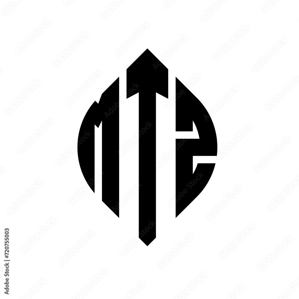 MTZ circle letter logo design with circle and ellipse shape. MTZ ellipse letters with typographic style. The three initials form a circle logo. MTZ circle emblem abstract monogram letter mark vector. MTZ circle letter logo design with circle and ellipse shape. MTZ ellipse letters with typographic style. The three initials form a circle logo. MTZ circle emblem abstract monogram letter mark vector.
