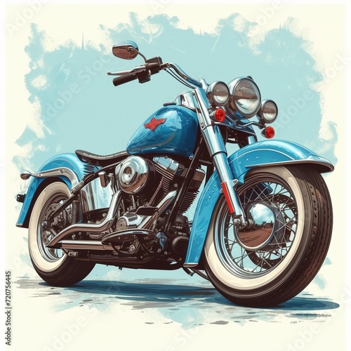 Vintage Bike Illustration
