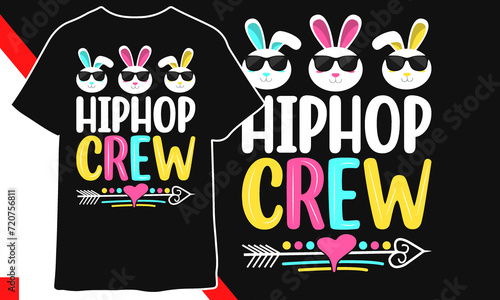 Easter Bunny Chillin With My Peeps T Shirt Design