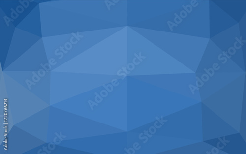 Light BLUE vector polygonal pattern. A completely new color illustration in a vague style. Brand new design for your business.