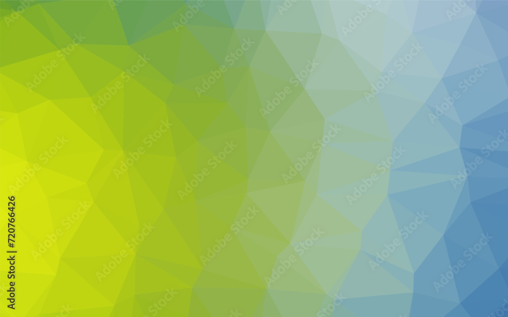 Light Blue, Green vector shining triangular pattern. Geometric illustration in Origami style with gradient. Template for your brand book. Light Blue, Green vector shining triangular pattern. Geometric illustration in Origami style with gradient. Template for your brand book.