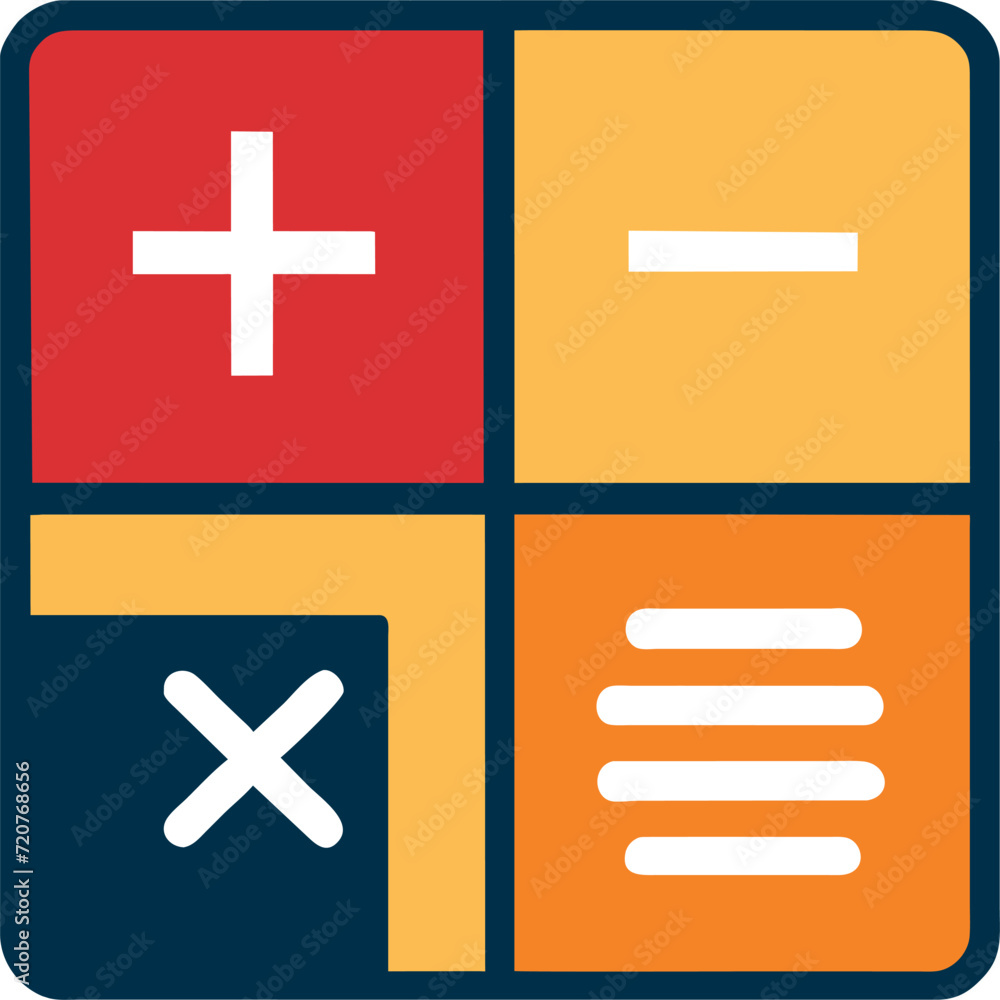 Obraz premium math icon, icon
