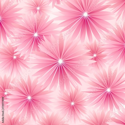 Pink striking artwork featuring a seamless pattern of stylized minimalist starbursts © Michael
