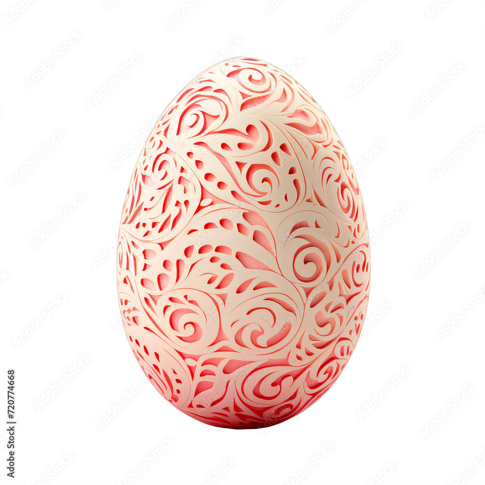 patterned white and red egg on a transparent background png isolated patterned white and red egg on a transparent background png isolated