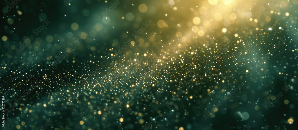 A blurry image of a green and gold background. Can be used as a vibrant backdrop for various design projects A blurry image of a green and gold background. Can be used as a vibrant backdrop for various design projects