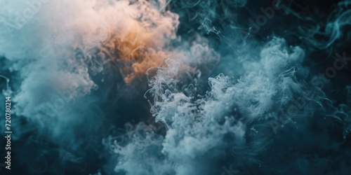 A close up view of a cloud of smoke. Perfect for adding an atmospheric touch to any project