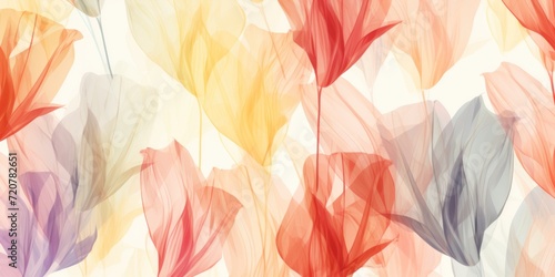 Saffron seamless pattern of blurring lines in different pastel colours