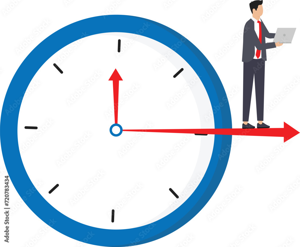 White-collar workers work on the clock.
White-collar workers work on the clock.