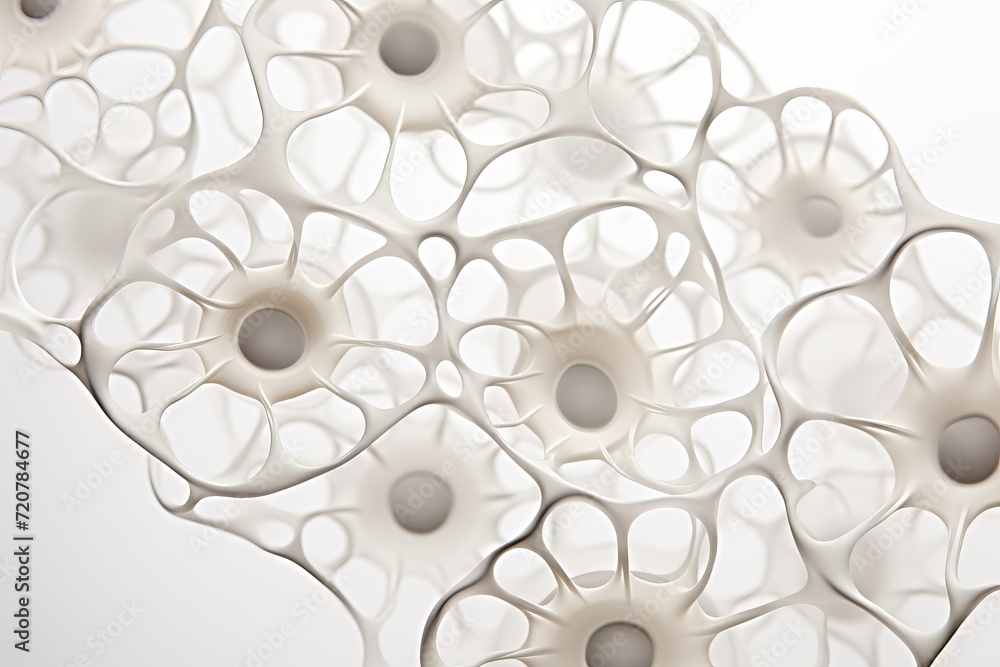 Naklejka premium Vibrant and captivating unusual abstract 3d background for science and technology concepts