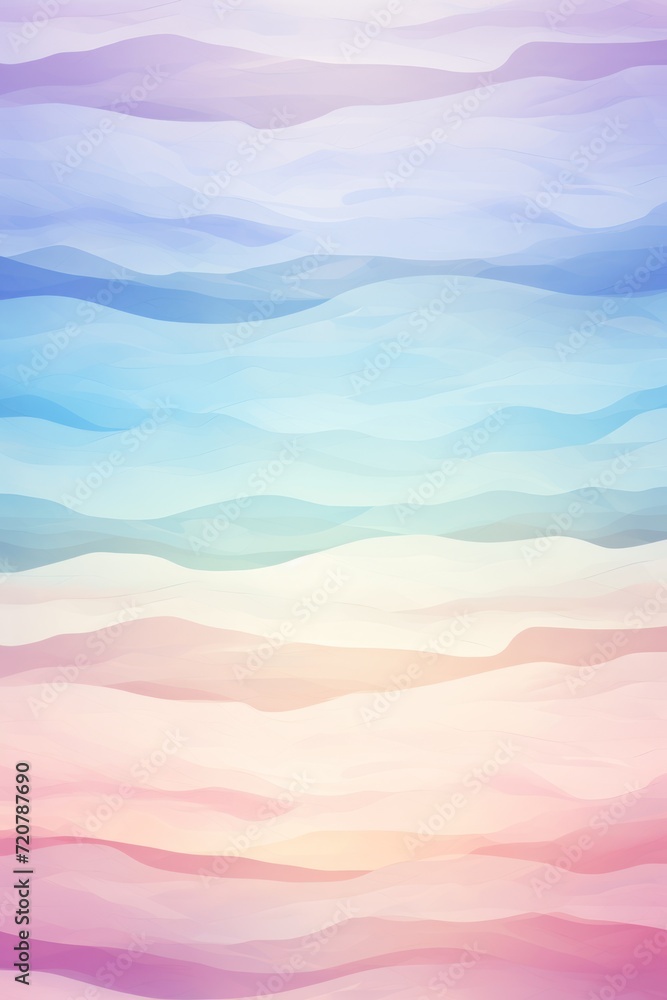 Sky seamless pattern of blurring lines in different pastel colours