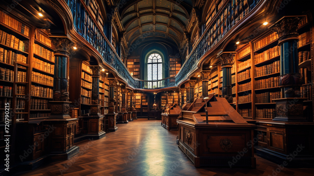 古い図書館 古い図書館