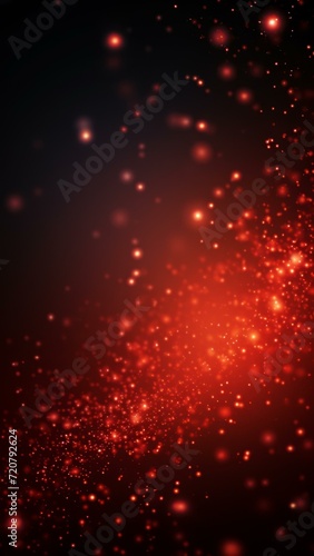 Radiant Particle Abstract Bokeh Background Generative AI