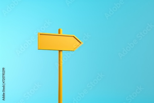 Road Sign Pointing to Various Directions AI Generated