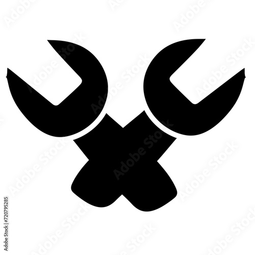 repair tool silhouette icon