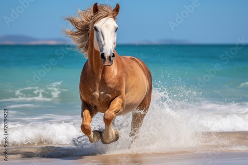 Scientific Graphy of Running Horse AI Generated