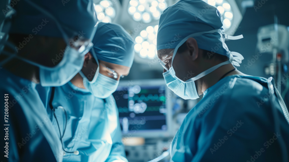 Surgeons Observing High Precision Programmable Automated Robot Arms