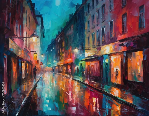 Fototapeta Naklejka Na Ścianę i Meble -  street in the town