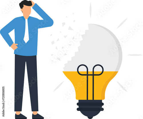 Uninspired or motivation after business failure, Burnout or exhausted from crisis, no new idea or inspiration concept,
