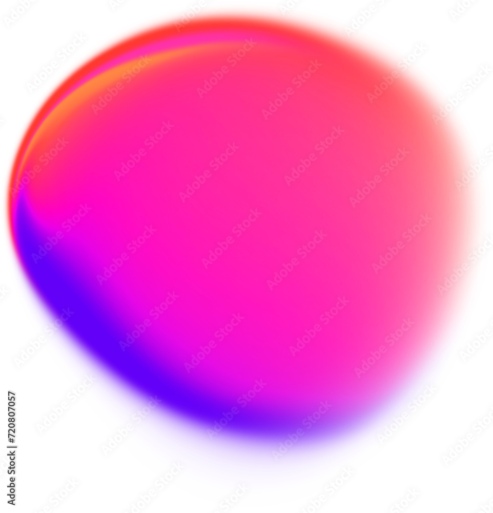 Obraz premium Abstract Colorful Art PNG Shape Elements